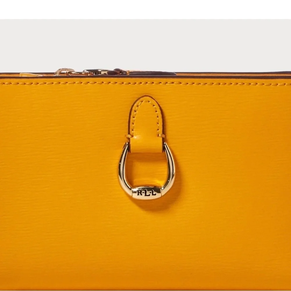 Lauren Ralph Lauren Yellow Wristlet Clutch - Picture 2 of 5